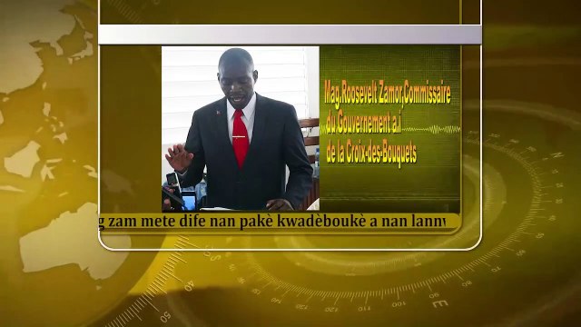 komisè gouvènman a.i Kwadèboukè a Roosevelt Zamor konfime yon gwoup nèg ak zam mete dife nan pakè a.