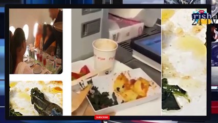 প্লেনের খাবারে  সাপের মাথা পাওয়া গেল । news ! barishal 24 tv !