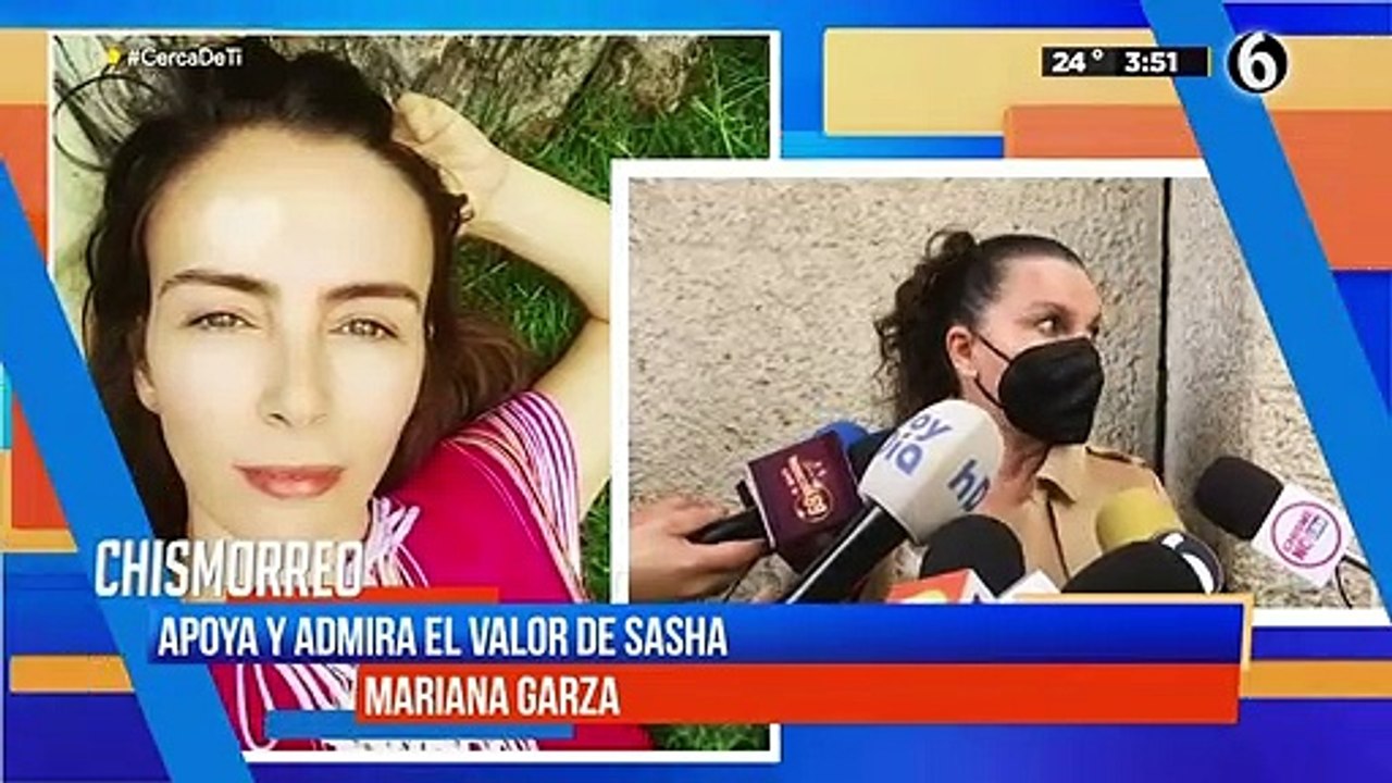 Mariana Garza aplaude a Sasha Sokol por denunciar caso de Luis de Llano
