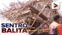 Isang construction worker, patay matapos matabunan ng ginagawang gusali sa La Trinidad matapos ang lindol;