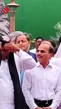 Mallikarjun Kharge, Leader of Opposition, Rajya Sabha Protests On Suspension Of Opposition MPs