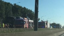 Grave accident sur la E42 ce mercredi matin