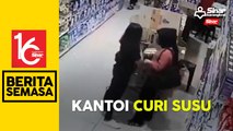 Pasaraya di Kuching dedah CCTV sekumpulan wanita curi susu