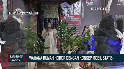 Intip Kengerian Wahana Rumah Hantu Misteri Gedung Angker di Royal Plaza Surabaya!