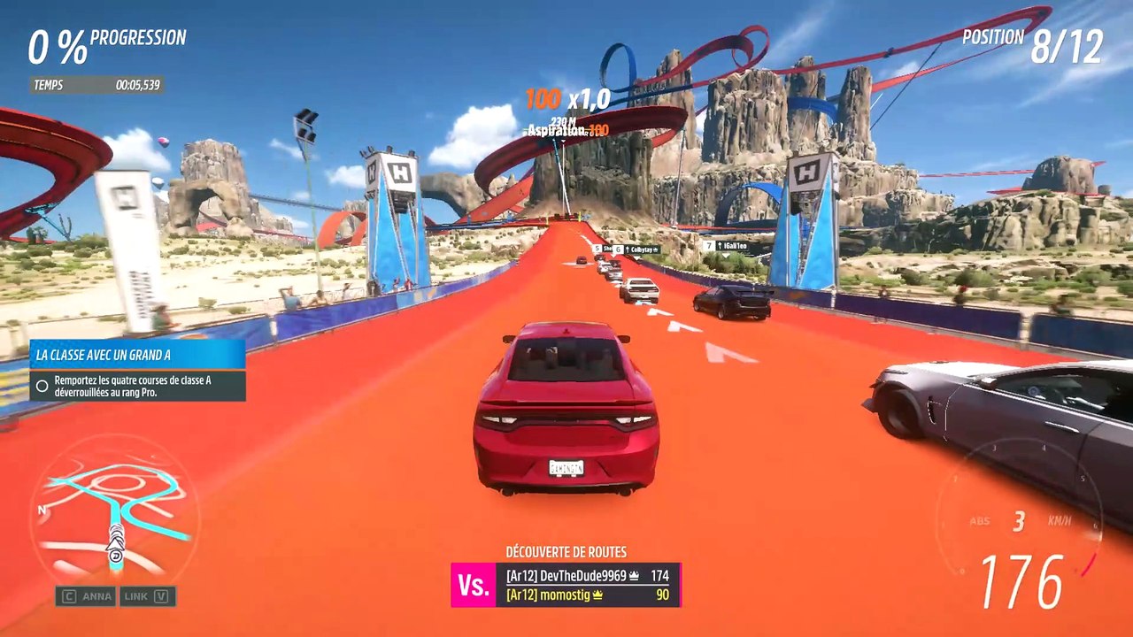 Forza Horizon 5 sprint périeux de la descente du canyon