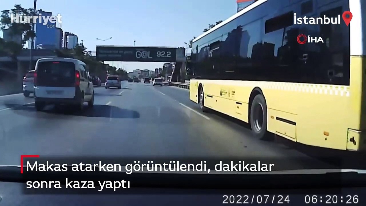 Maltepe'de lüks araçla makas! Sonu kötü bitti