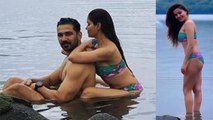 Rubina Dilaik Green Bikini Video, Husband Abhinav के साथ Beach पर..| Boldsky Entertainment