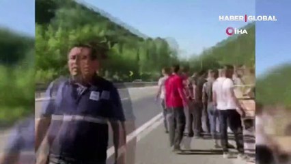Hayat kurtaran tesadüf! Uyuuya kalan sürücü kontrolü kaybederek kaza yapmıştı...