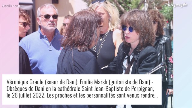 Je suis si triste... : L'émotion de Mathilde Seigner aux obsèques de Dani