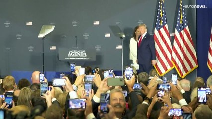 شاهد: ترامب يلمح من واشنطن إلى احتمال ترشحه مجددا في العام 2024