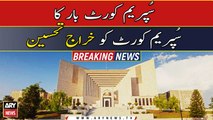 Supreme Court Bar pays tribute to Supreme Court over CM Punjab's verdict