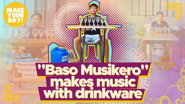 Baso Musikero makes music with drinkware | Make Your Day