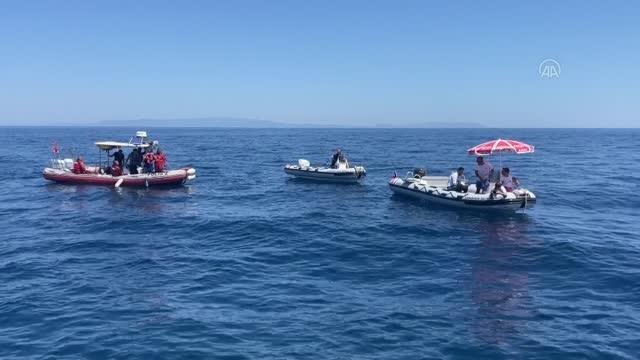 Dalgıçlar denizde hayalet ağ topladı, öğrenciler kıyıyı temizledi