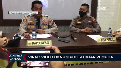 Viral! Video Oknum Polisi Hajar Pemuda