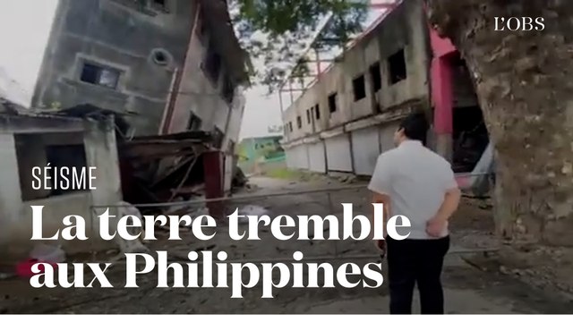 Les premières images du séisme de magnitude 7 aux Philippines