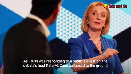 Presenter faints during PM debate, who is she?