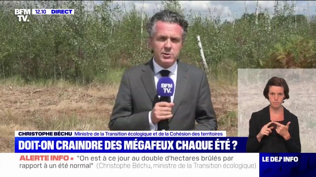 Pour lutter contre les incendies, Christophe Béchu annonce rajouter 300.000 euros à la campagne de prévention
