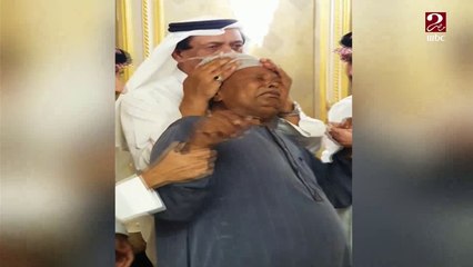 الحاج شوقي سمان تكريم من الأشقاء من السعودية بعد رحلة عمل استمرت 40 عاما