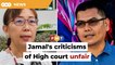 Kok slams Jamal for outburst over defamation suit
