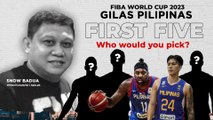 Who would you pick for your Gilas first five at the #FIBAWC in 2023? Snow Badua reveals his choices