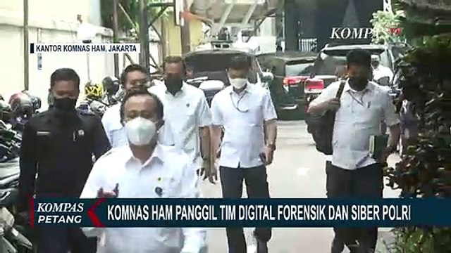 Periksa Bukti Rekaman CCTV & HP Brigadir Yoshua, Komnas HAM Panggil Tim Digital Forensik dan Labfor