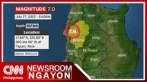 Magnitude 7 na lindol tumama sa Abra | Newsroom Ngayon