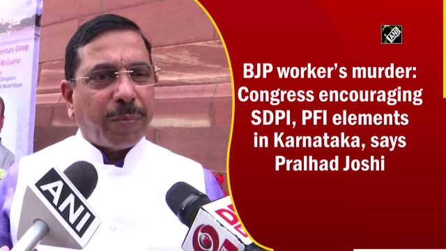 BJP worker’s murder: Congress encouraging SDPI, PFI elements in Karnataka, says Pralhad Joshi