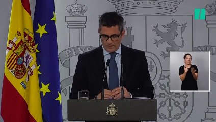 Félix Bolaños: "El primer acuerdo es para superar la judicialización y reforzar las garantías del diálogo"