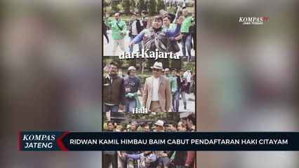 Ridwan Kamil Imbau Baim Cabut Pendaftaran HAKI Citayam