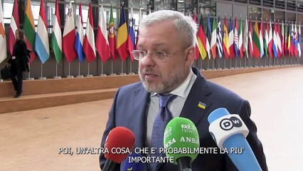 Energia, Galushchenko: "Con la solidarietà Ue vinceremo la guerra"