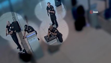 Son dakika haber! ABD'de havaalanına saldırının görüntüleri ortaya çıktı