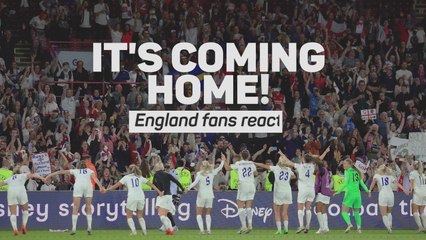 'It's definitely coming home this year' - England celebrate semi-final victory