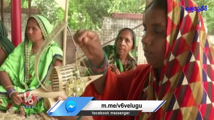 Download Video: Women Making Rakhis Using Bamboo Ahead of Raksha Bandhan in Uttar Pradesh | V6 News