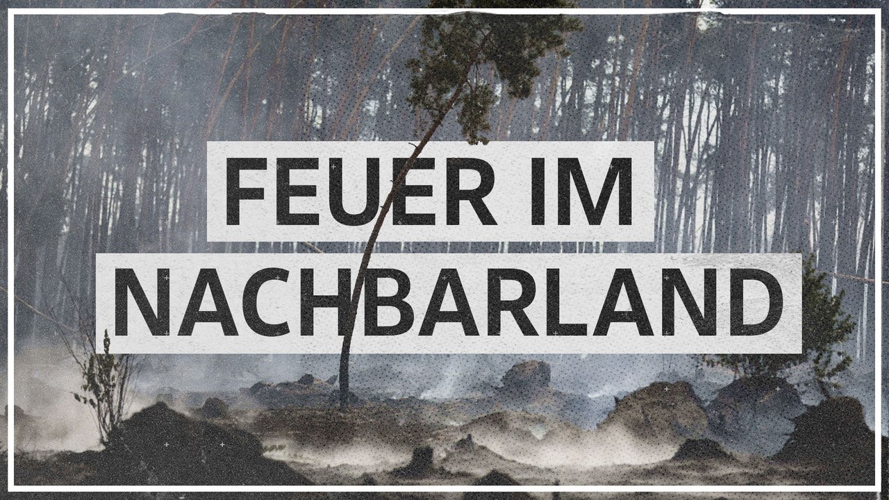 Waldbrände in Deutschland und Tschechien