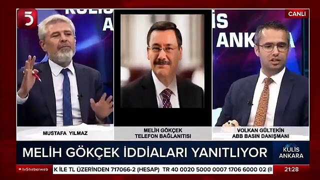 Mansur Yavaş'ın danışmanı ve Melih Gökçek canlı yayında Bir anda kahkaha atınca: Abi bu normal değil yaa...