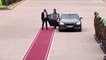Macron meets Benin President Talon in Cotonou