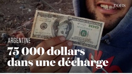 下载视频: 75 000 dollars découverts dans une décharge en Argentine