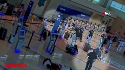 ABD’de havaalanına silahlı saldırının görüntüleri ortaya çıktı