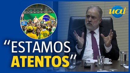 Aras se diz ‘atento’ à violência no 7 de Setembro