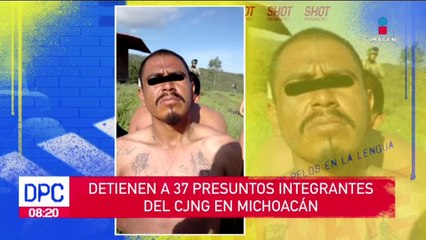 下载视频: Detienen a 37 presuntos integrantes del CJNG en Michoacán