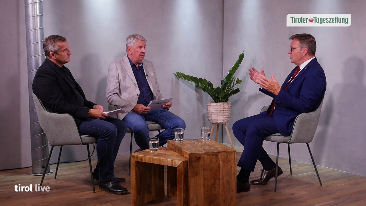Günther Platter in „Tirol Live”