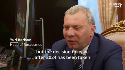 Russia says it will quit the International Space Station after 2024 and build its own