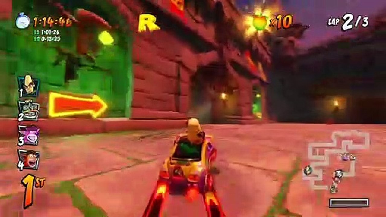 Cortex Castle CTR Challenge Gameplay - Crash Team Racing Nitro-Fueled