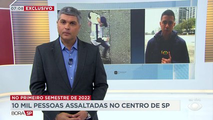 10 mil pessoas assaltadas no centro de SP no primeiro semestre