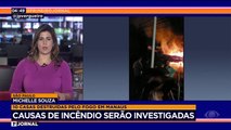 10 casas destruídas por incêndio em Manaus