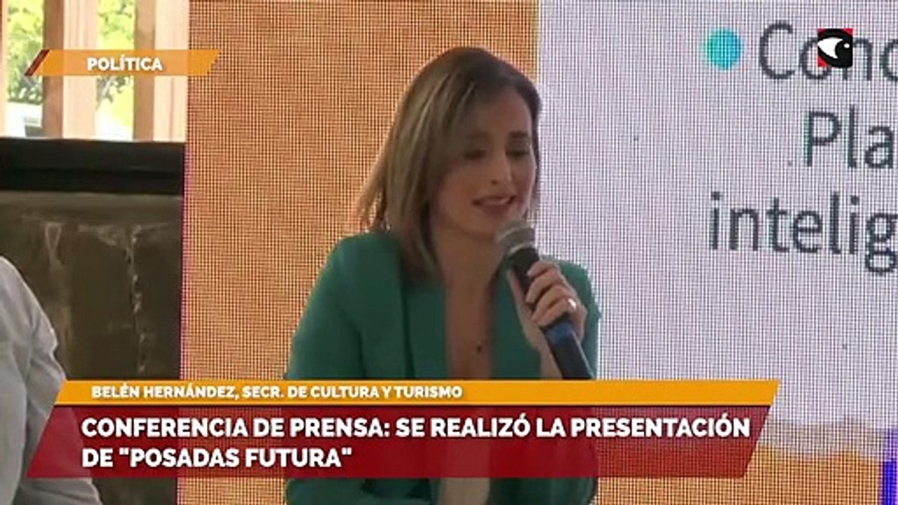 Conferencia de prensa se realizó la presentación de Posadas Futura