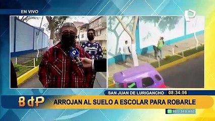 SJL: escolares son el nuevo blanco de la delincuencia