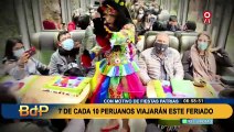 Mincetur: 7 de 10 peruanos viajarán por Fiestas Patrias