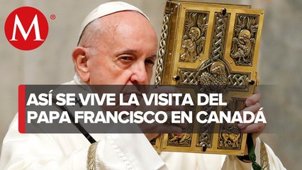 Papa Francisco sale hacia Quebec para continuar con su gira por Canadá