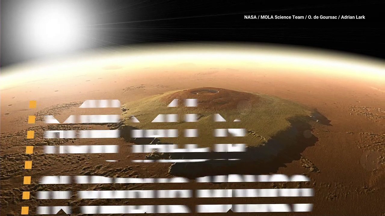 Check Out The Largest Volcano on Mars That Makes Mount Everest Look Like a Hill